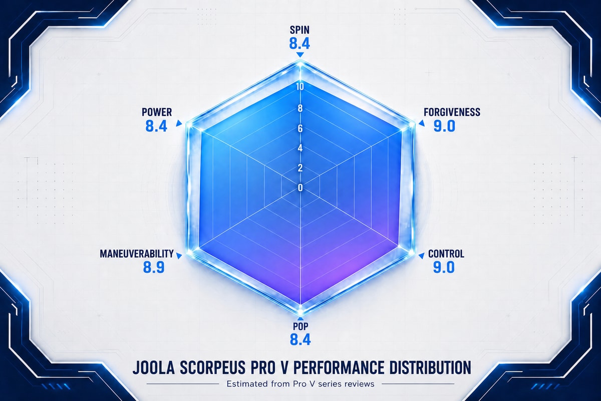 JOOLA SCORPEUS PRO V PERFORMANCE DISTRIBUTION